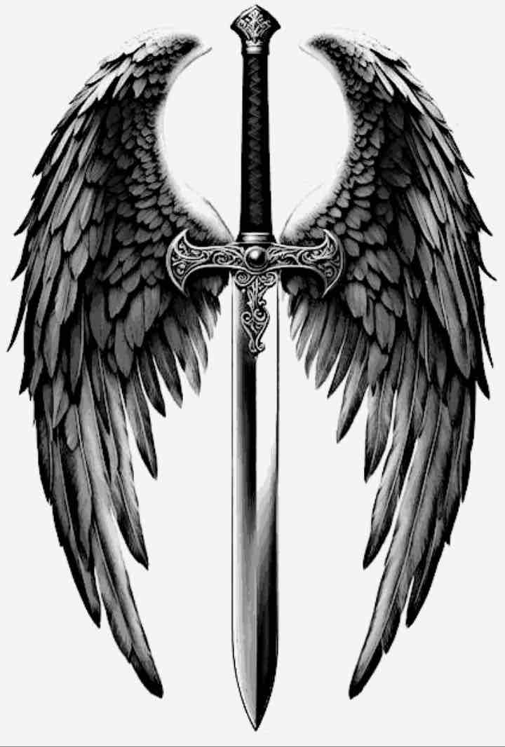 Winged Sword Design free 3D printable STL