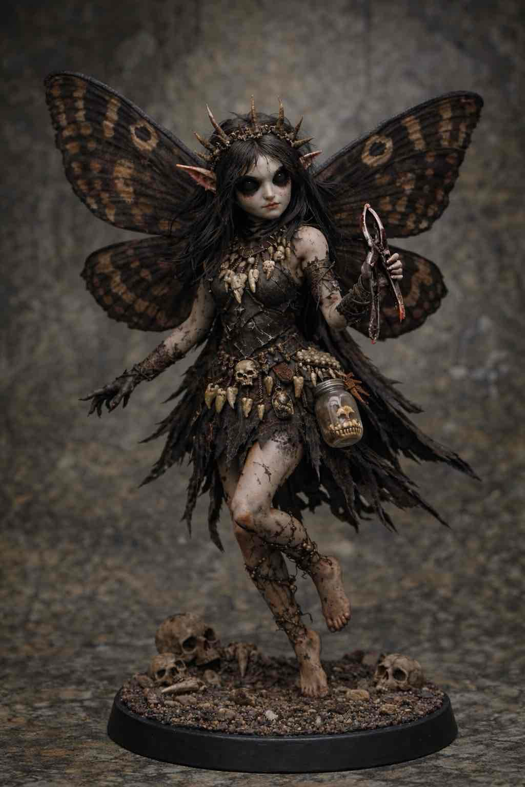 Dark Forest Fairy Statue free 3D printable STL