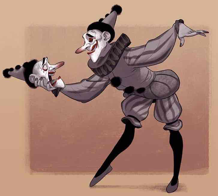 Harlequin Clown Character free 3D printable STL