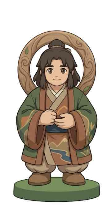 Traditional Asian Boy Figure free 3D printable STL