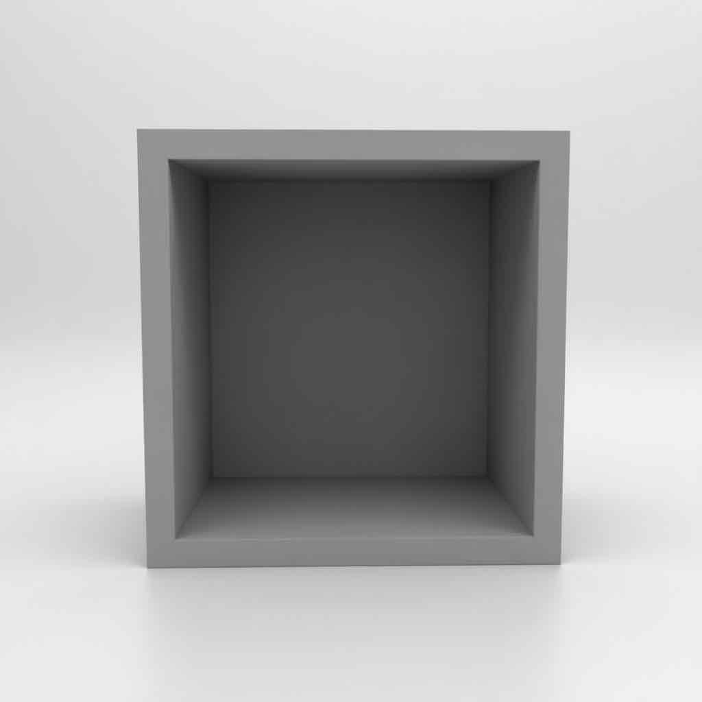 Empty Cubic Box free 3D printable STL