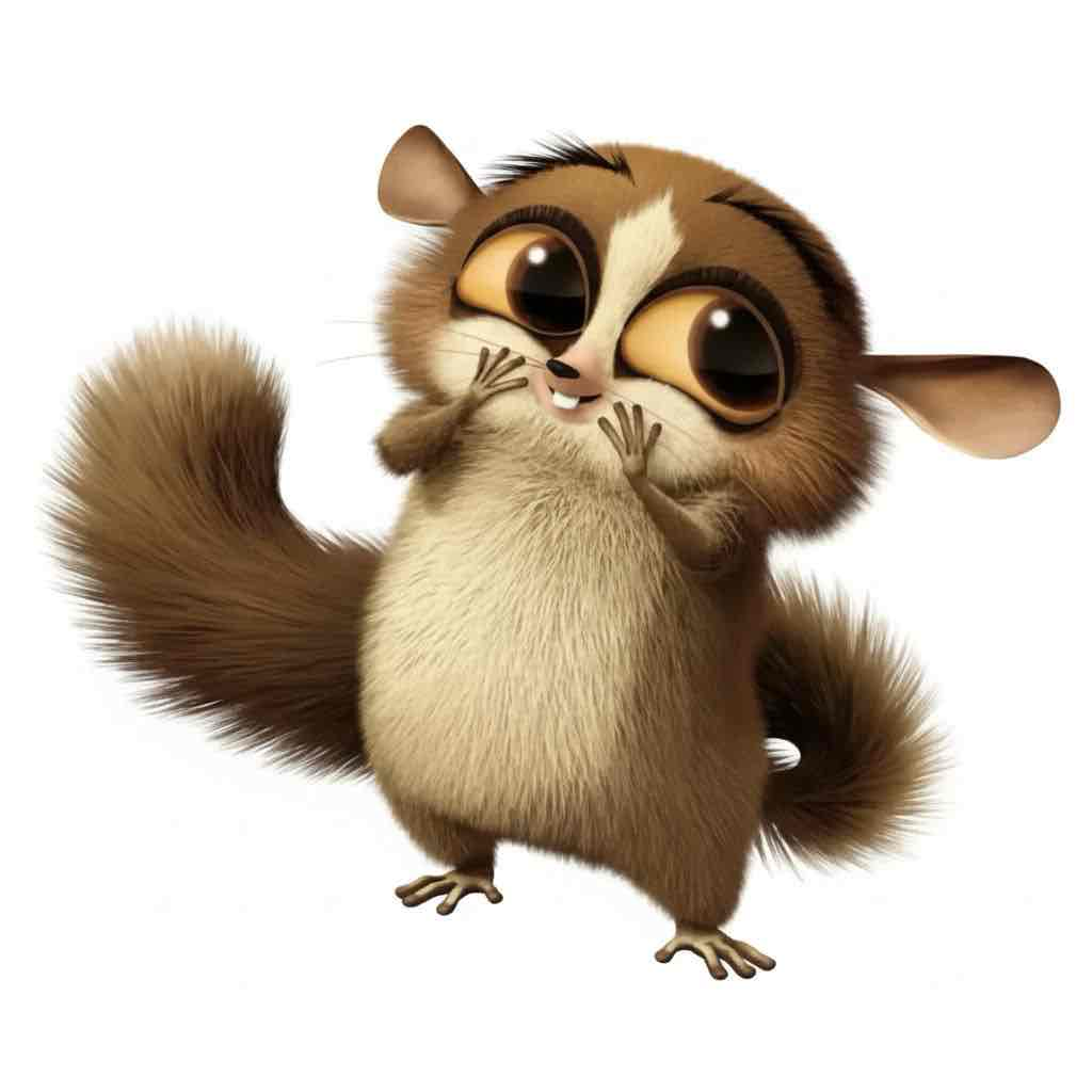 Happy Cartoon Lemur free 3D printable STL