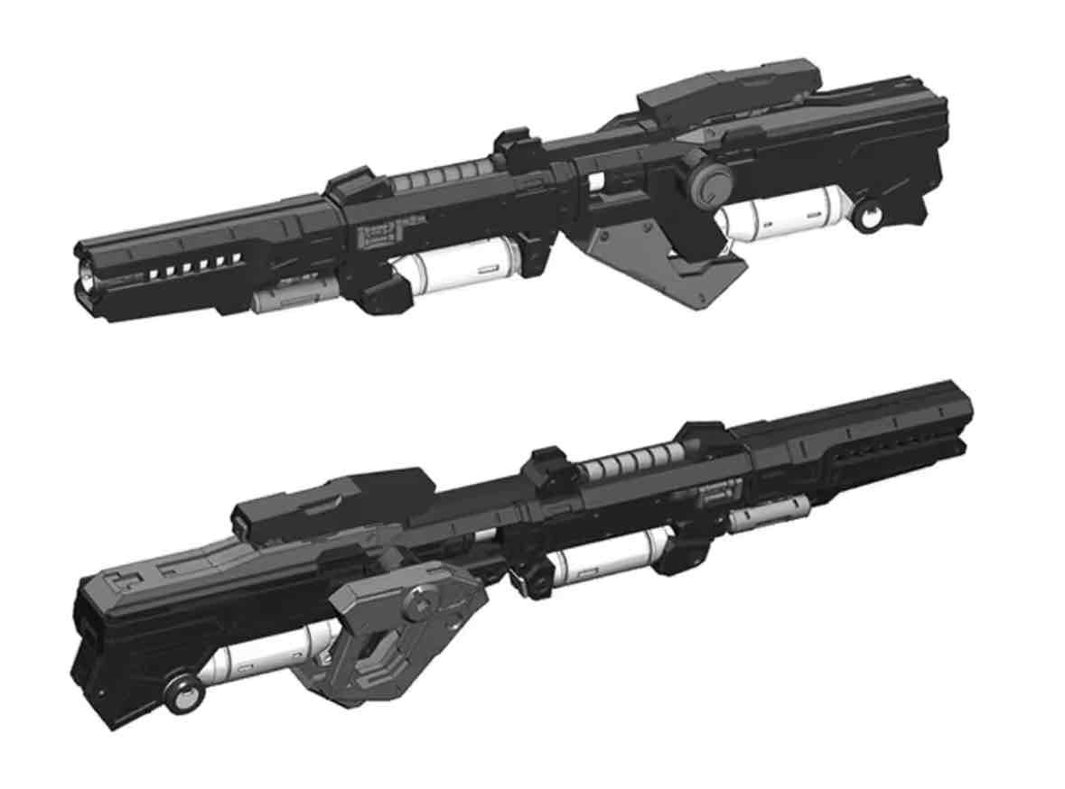 Sci-Fi Energy Rifle free 3D printable STL
