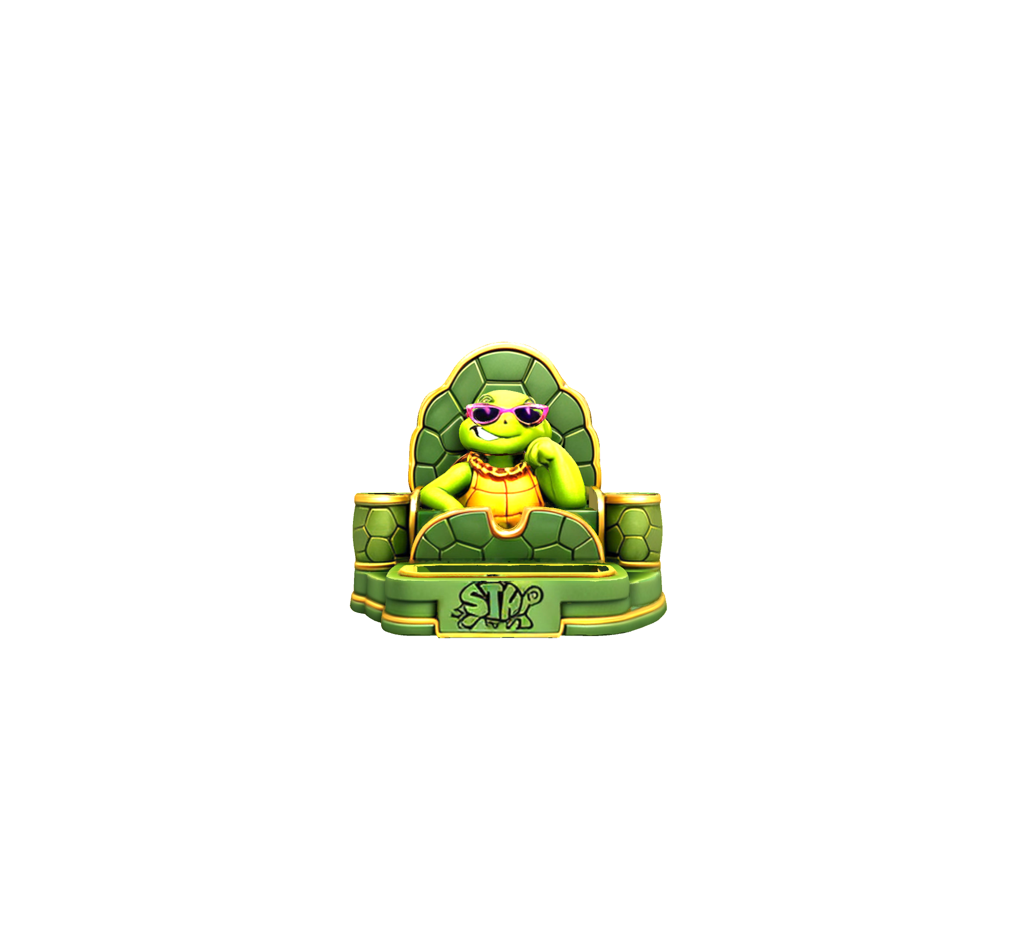 Turtle Character Chair free 3D printable STL