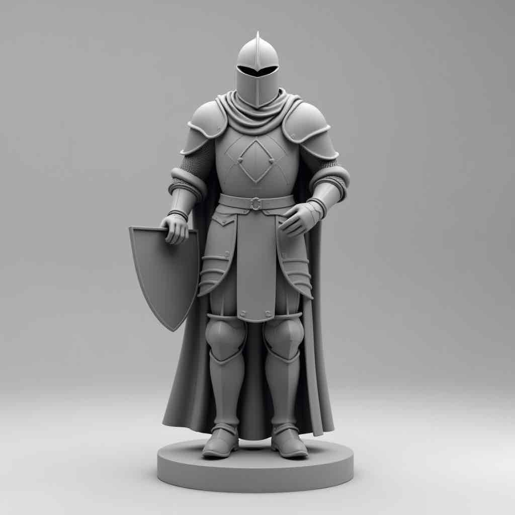 Knight Armor Statue free 3D printable STL