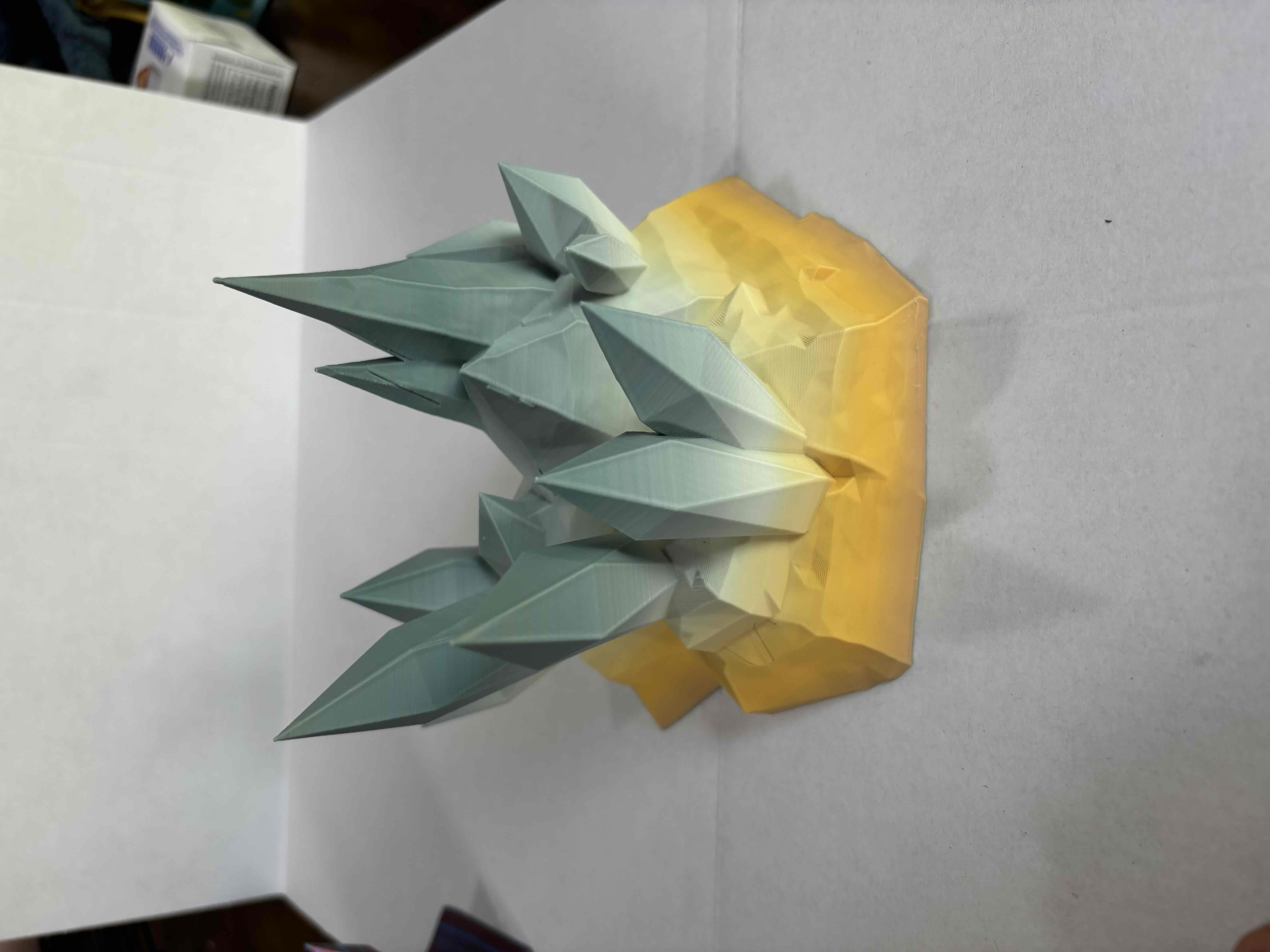 Mountainous Crystal Formation free 3D printable STL