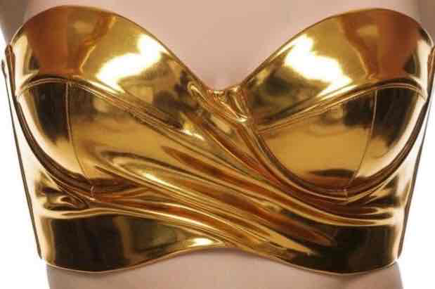 Golden Strapless Top free 3D printable STL
