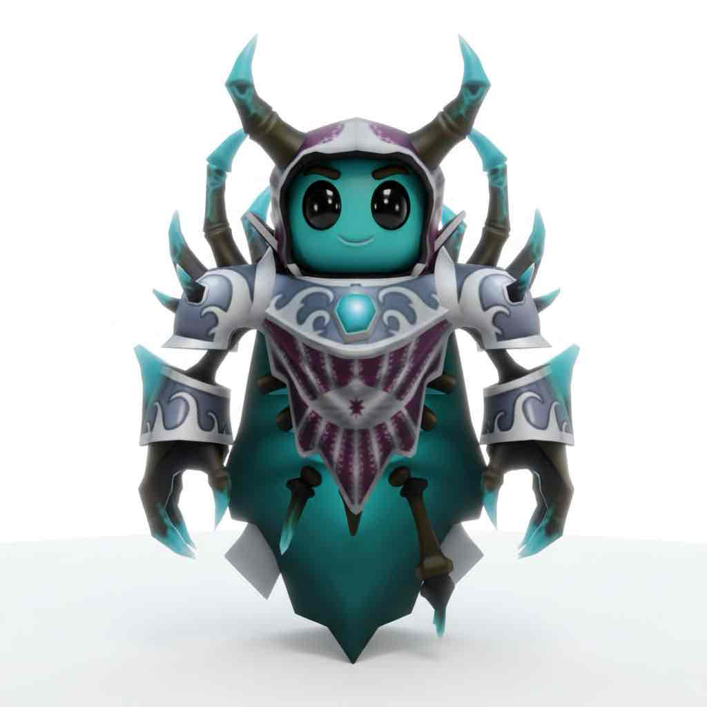 Glacial Warrior Character Model free 3D printable STL