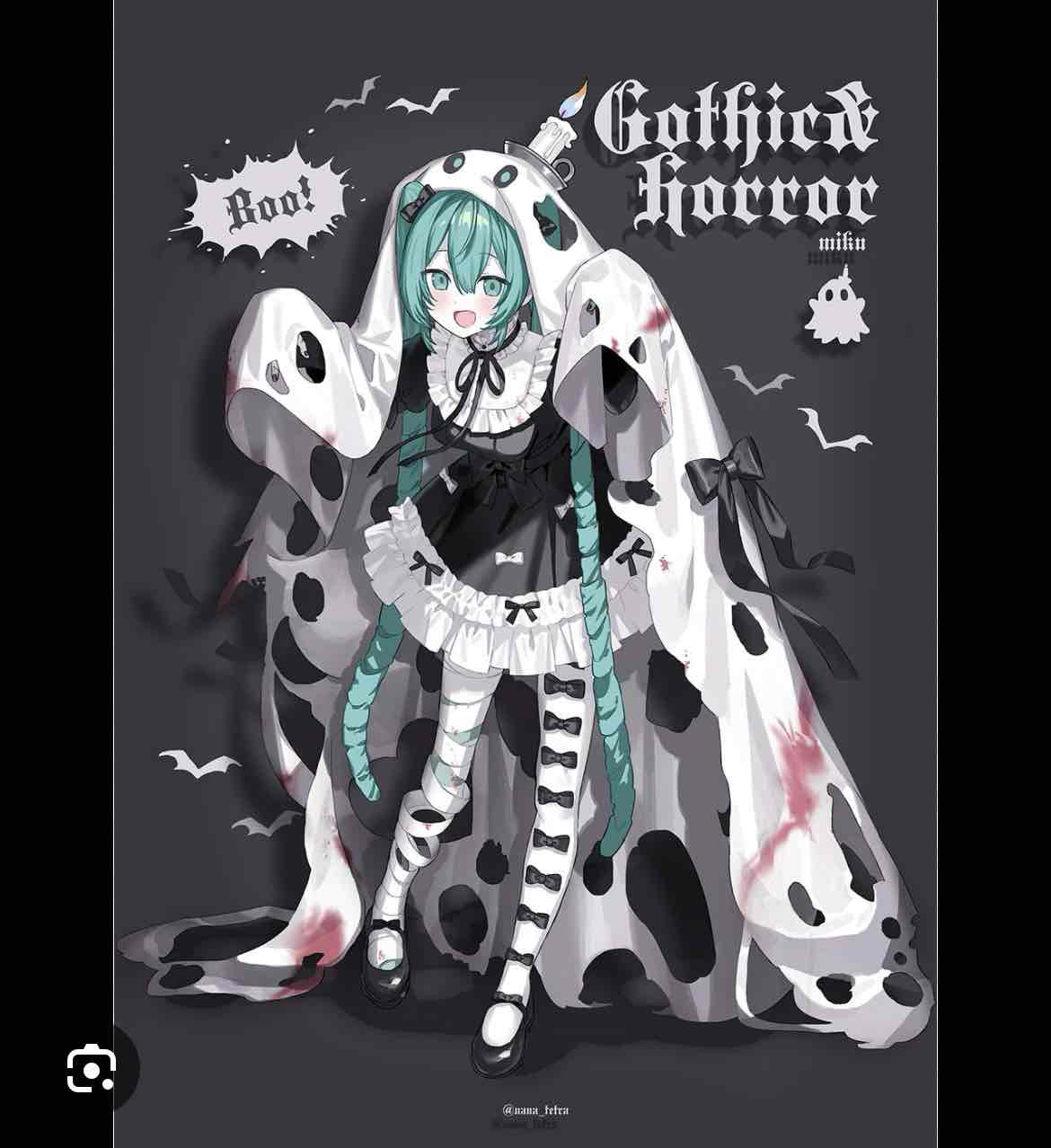 Gothic Horror Miku free 3D printable STL