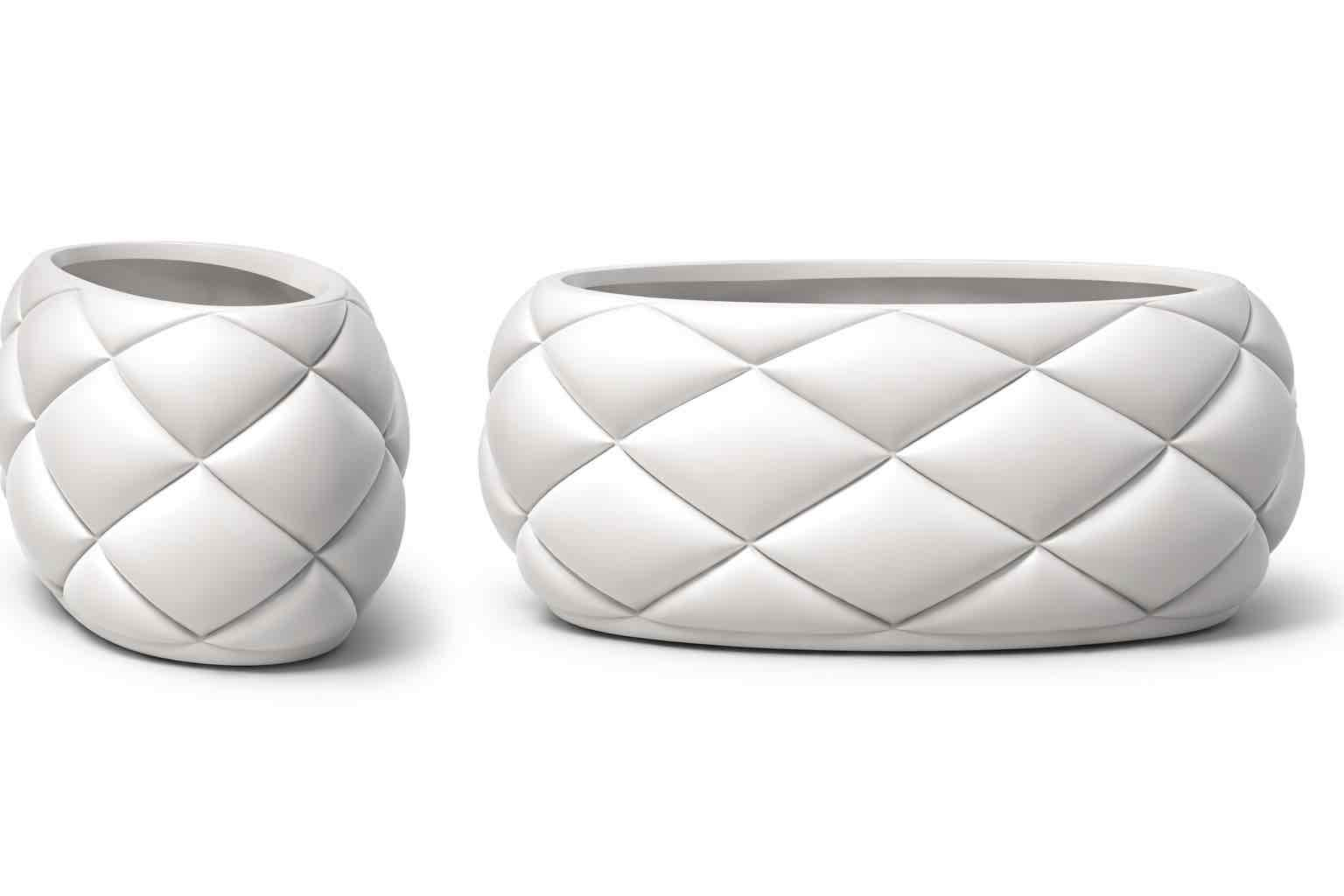 Quilted Planter Set free 3D printable STL