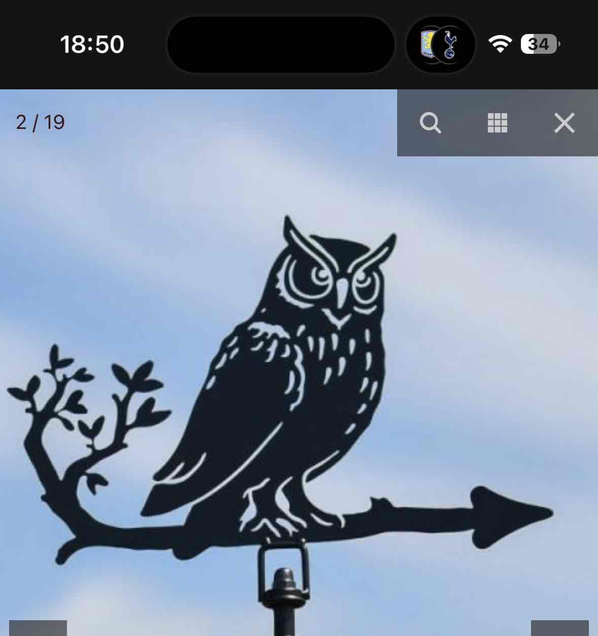 Owl Weather Vane free 3D printable STL