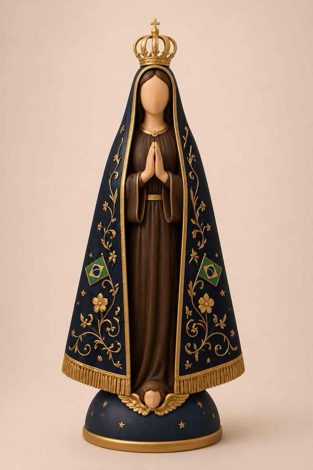 Our Lady of Aparecida Statue free 3D printable STL