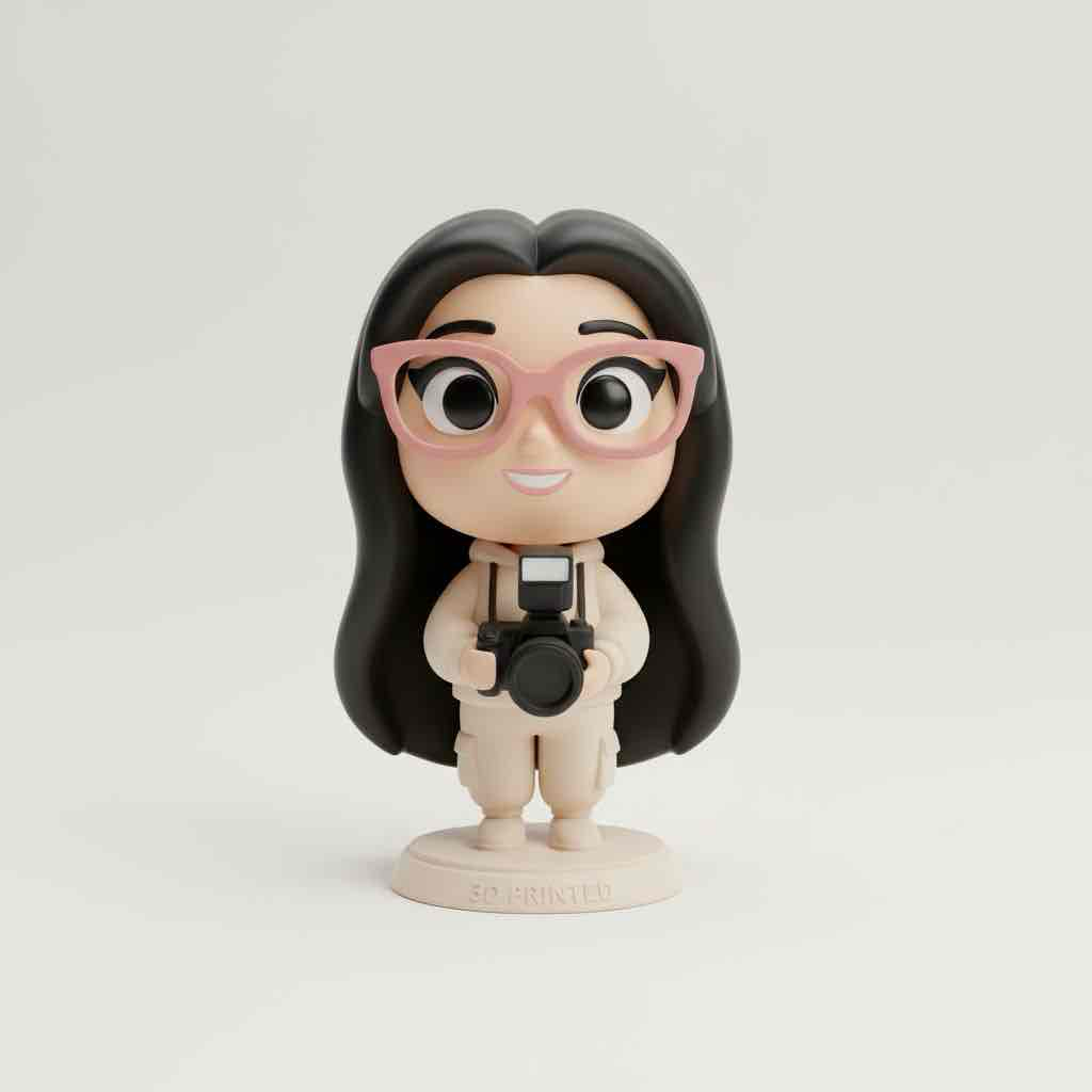 Photographer Figure free 3D printable STL
