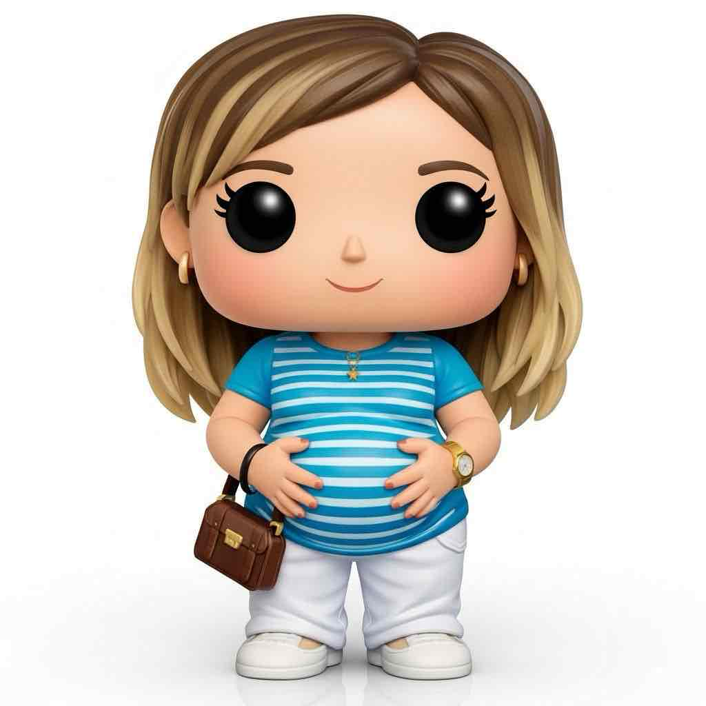 Pregnant Woman Pop Figure free 3D printable STL