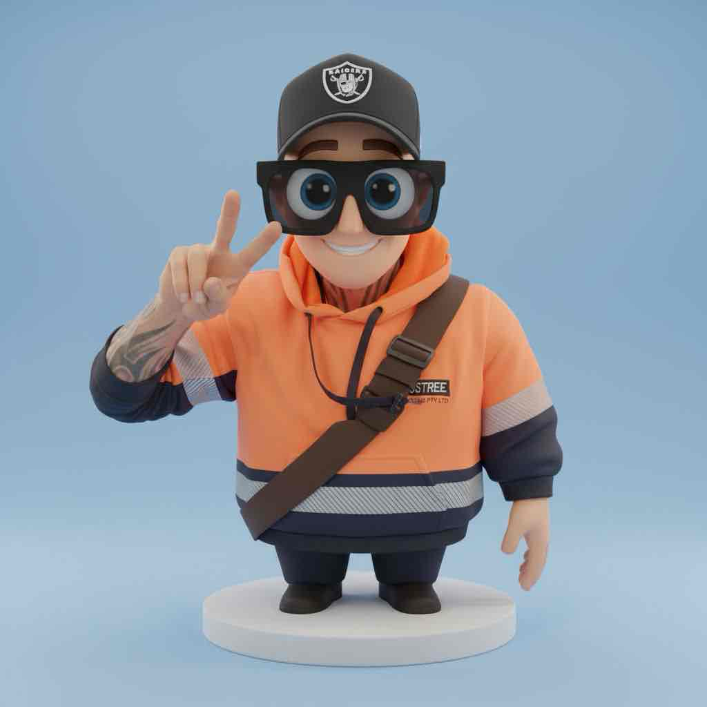 Cartoon Character Figure free 3D printable STL