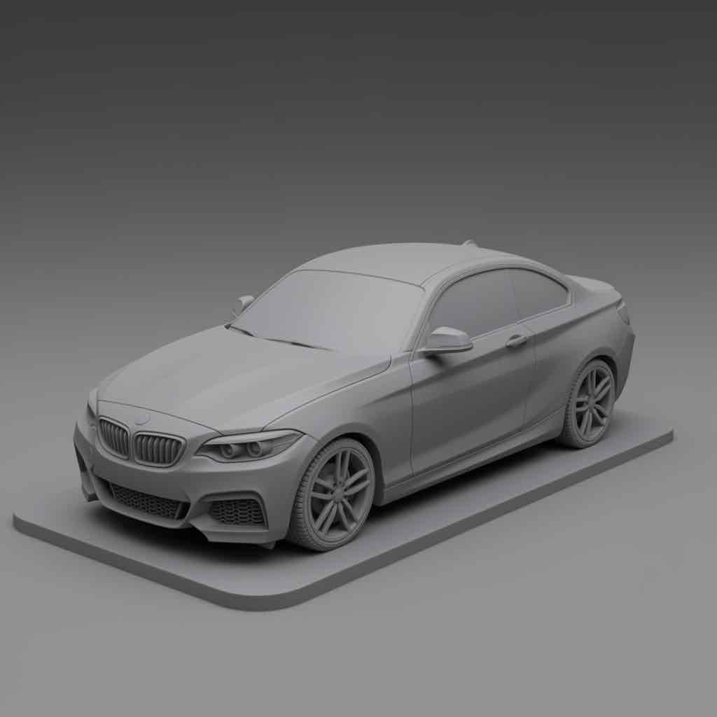 BMW M2 Coupe Model free 3D printable STL