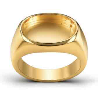 Gold Signet Ring free 3D printable STL