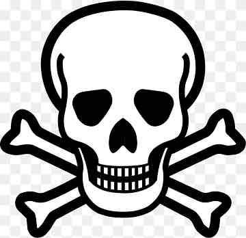 Skull and Crossbones Symbol free 3D printable STL