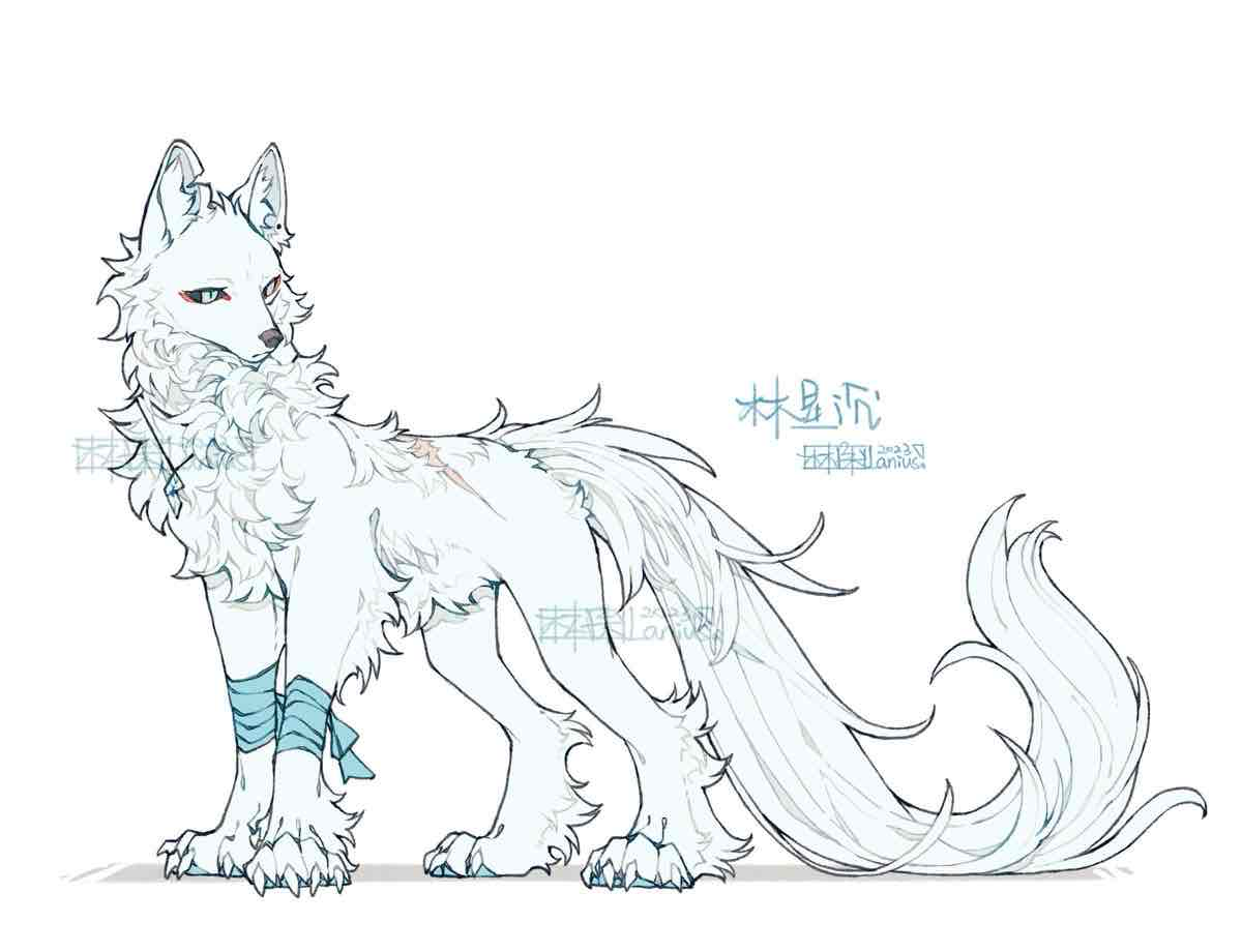White Fox Creature free 3D printable STL