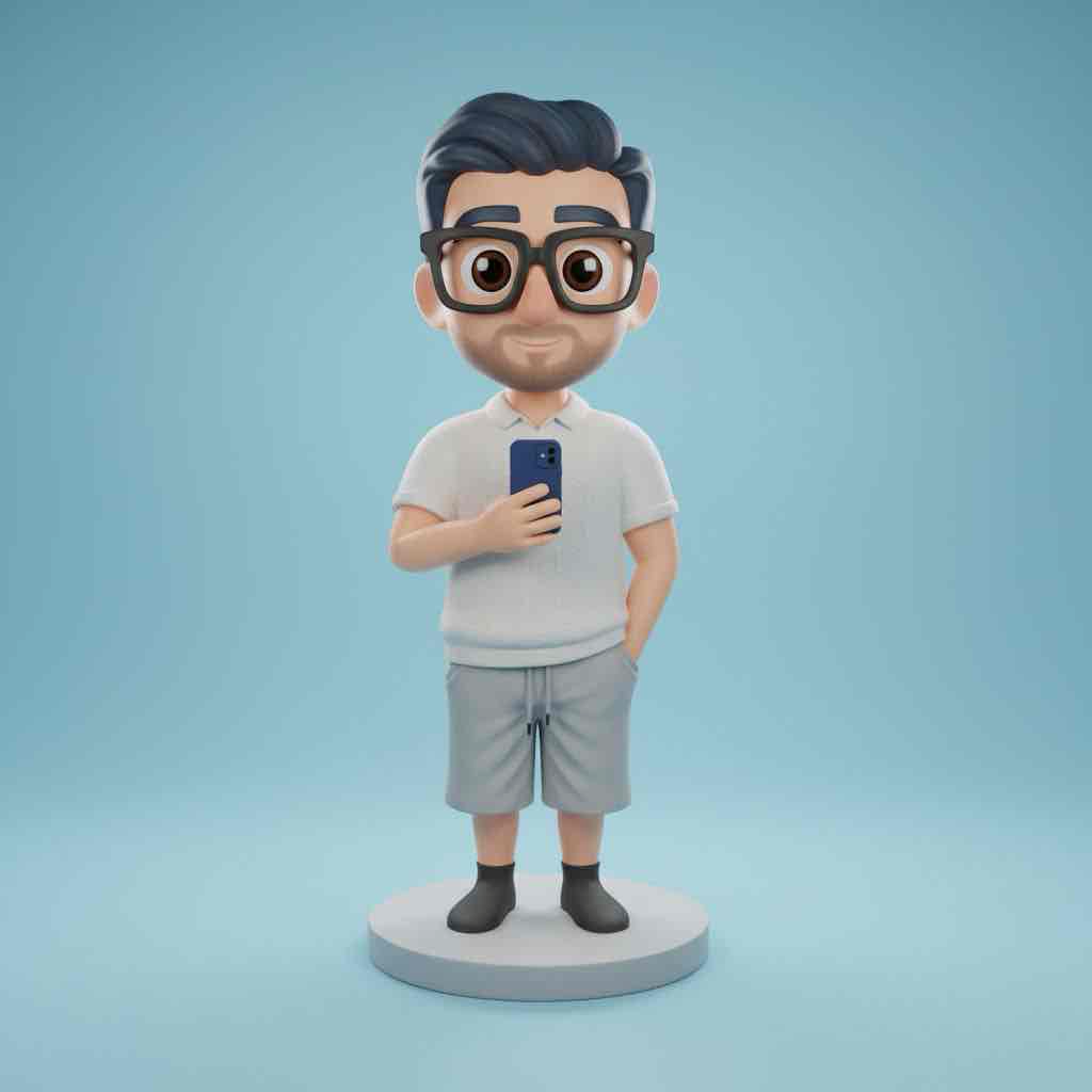 Casual Guy Figure free 3D printable STL