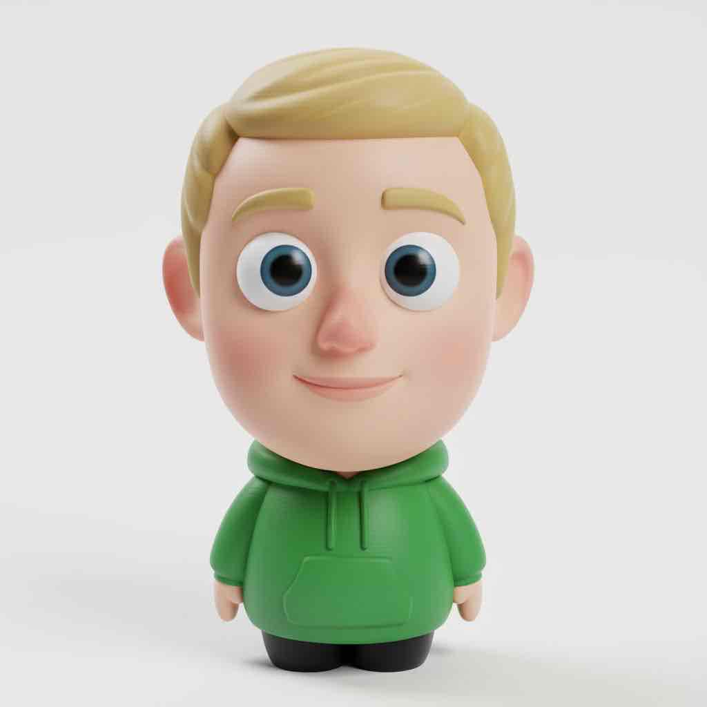 Cartoon Character free 3D printable STL
