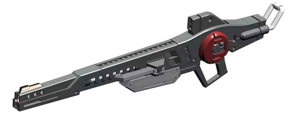 Beam Rifle Weapon free 3D printable STL