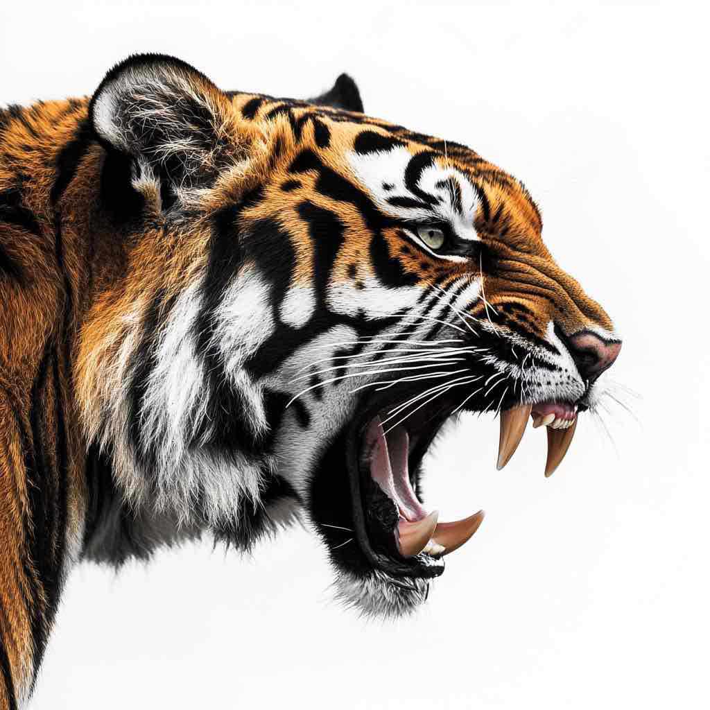 Roaring Bengal Tiger free 3D printable STL
