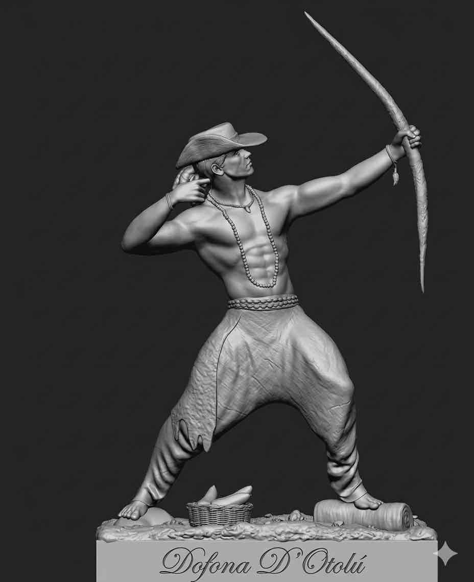 Traditional Archer Statue free 3D printable STL