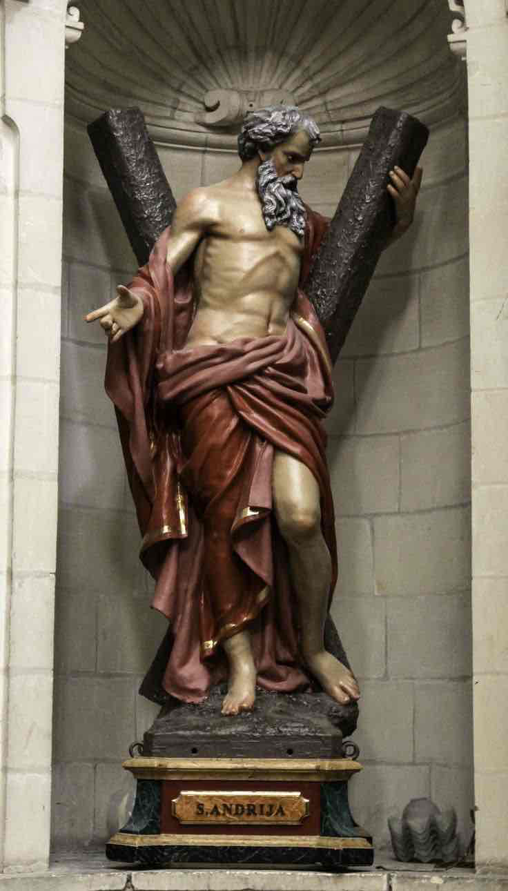 Saint Andrew Statue free 3D printable STL