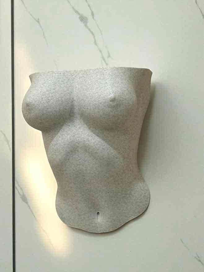 Abstract Female Torso Sculpture free 3D printable STL