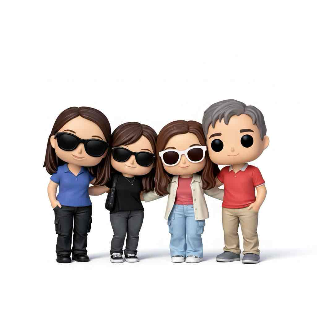 Family Figures Set free 3D printable STL