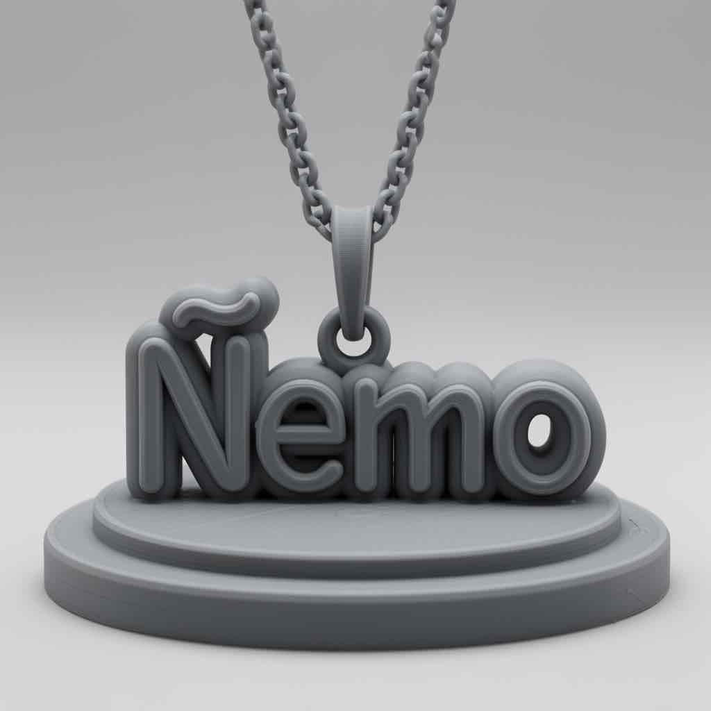 Nemo Pendant free 3D printable STL