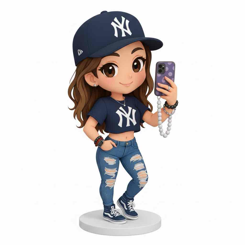 New York Yankees Fan Figure free 3D printable STL