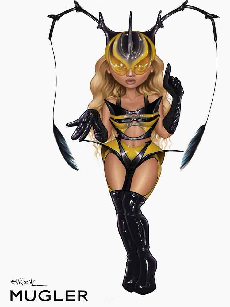 Mugler Fashion Model free 3D printable STL