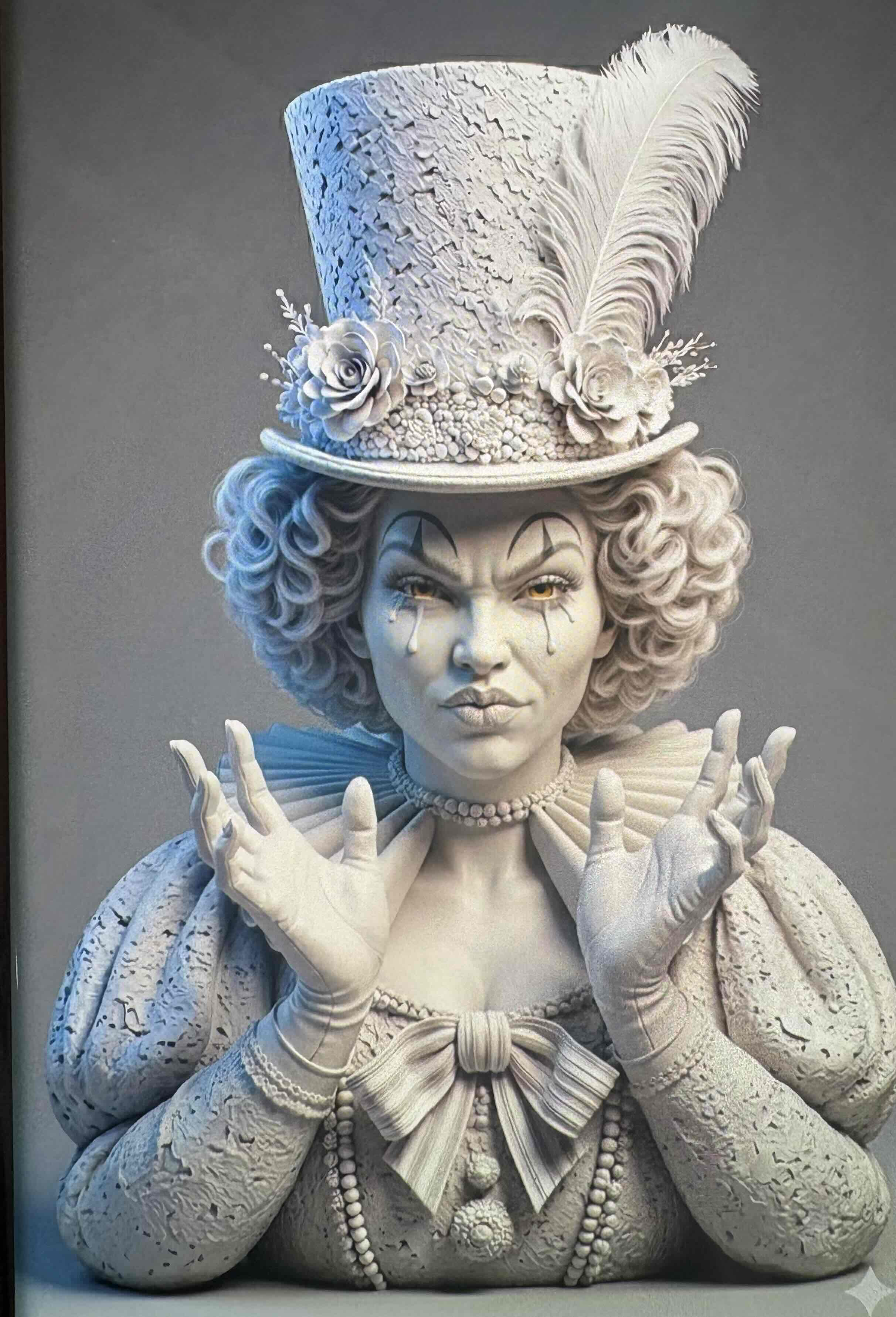 Creepy Clown Figure free 3D printable STL