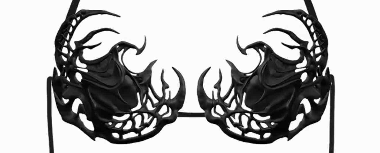 Scorpion-Inspired Bra free 3D printable STL