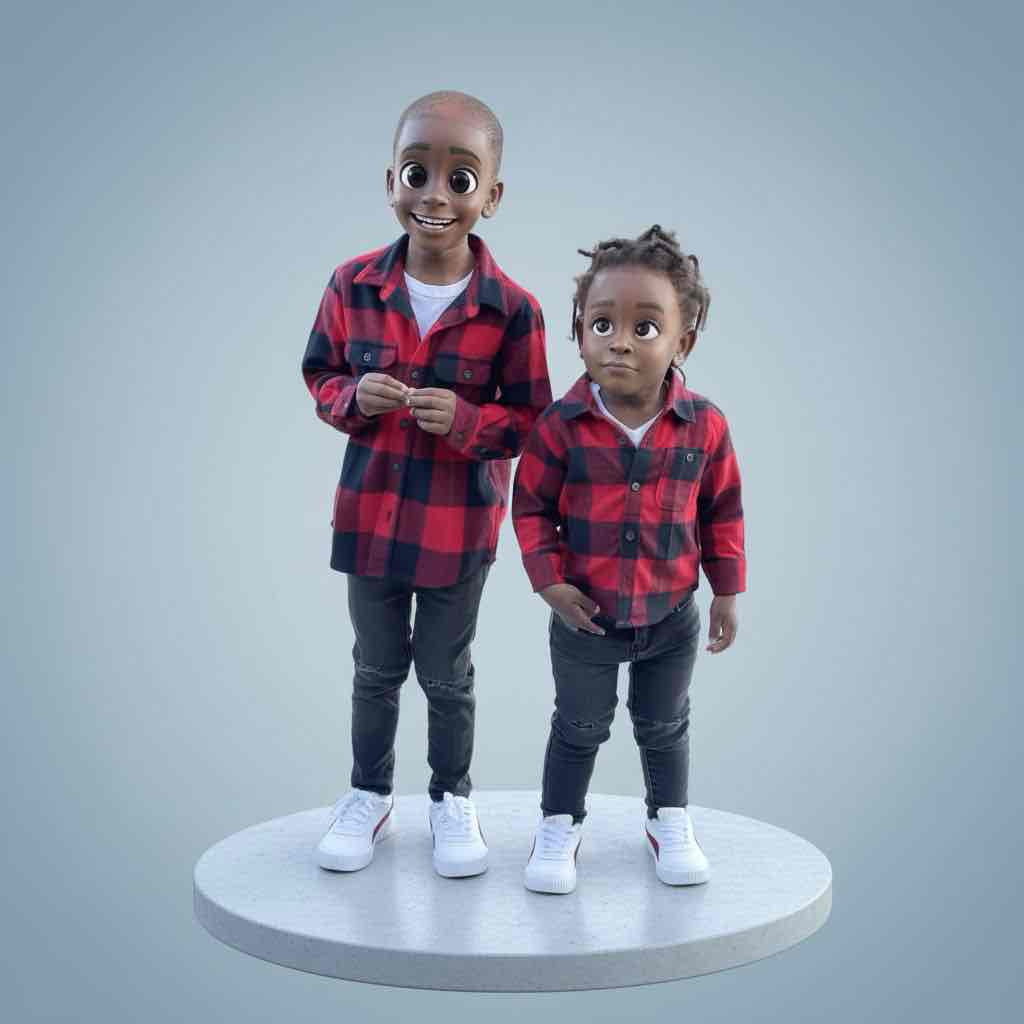 Stylized Young Boys Figurine free 3D printable STL