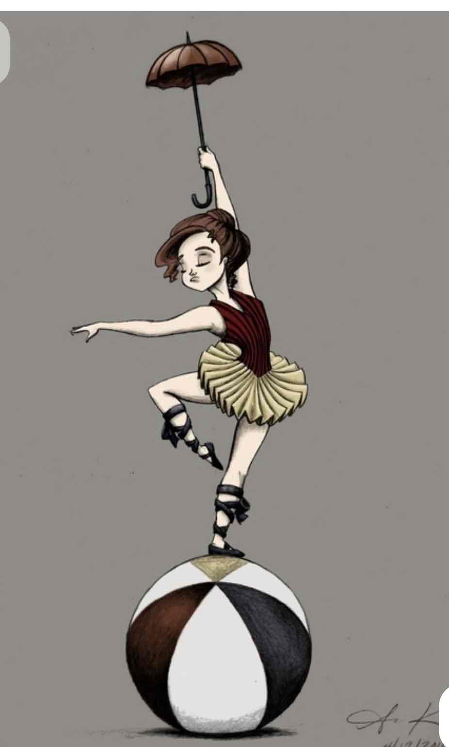 Circus Ballerina Balancing free 3D printable STL