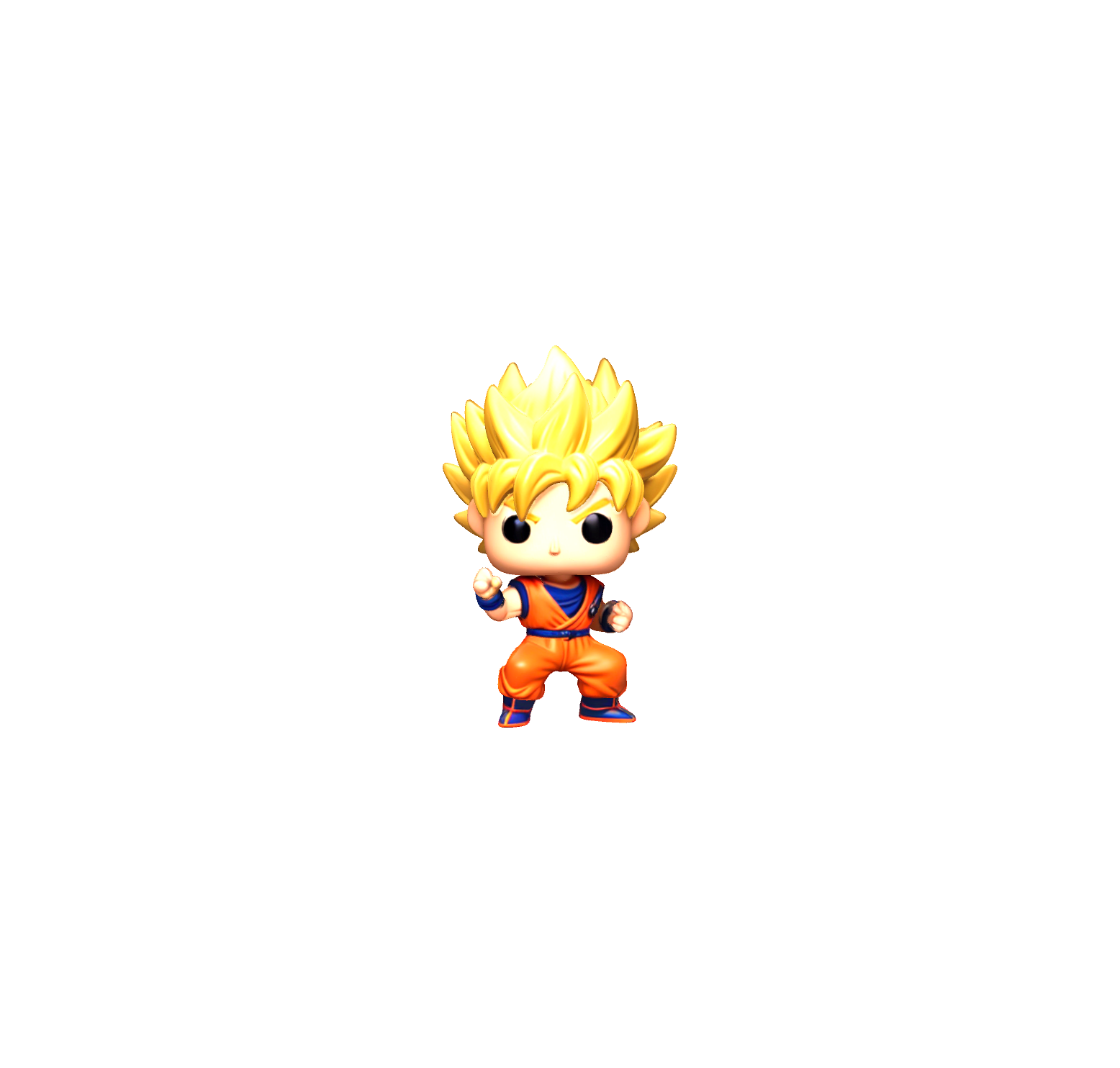 Goku Funko Pop Figure free 3D printable STL