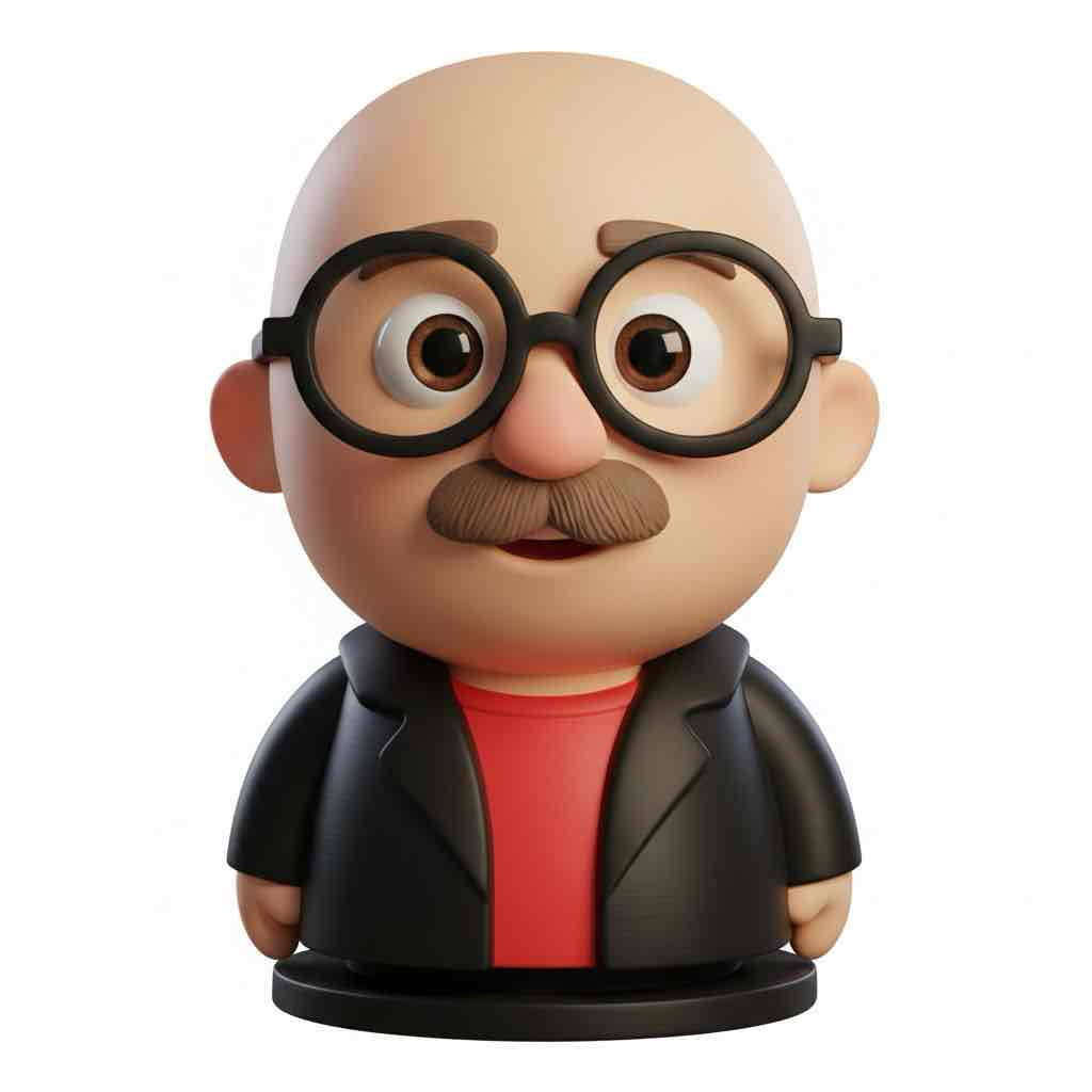 Cartoon Scientist Figure free 3D printable STL