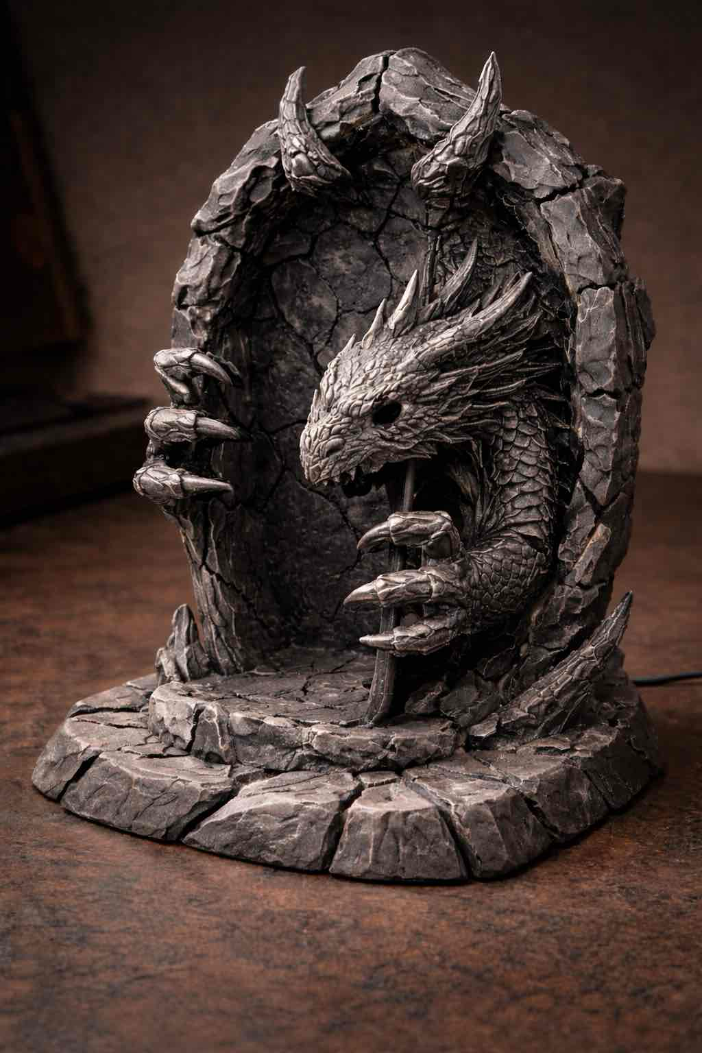 Dragon Wall Sculpture free 3D printable STL
