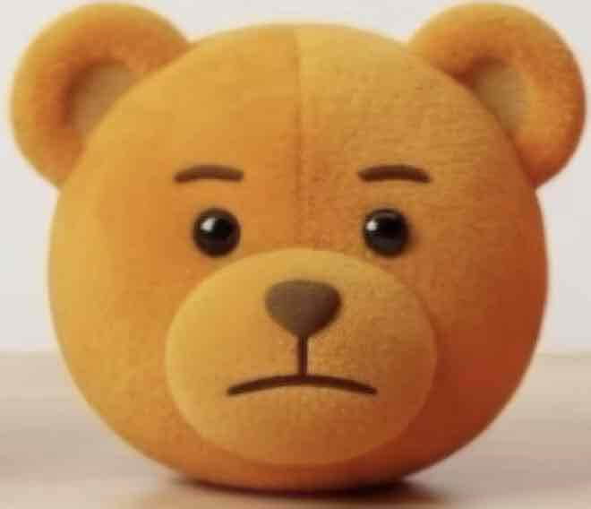 Sad Bear Plush Toy free 3D printable STL