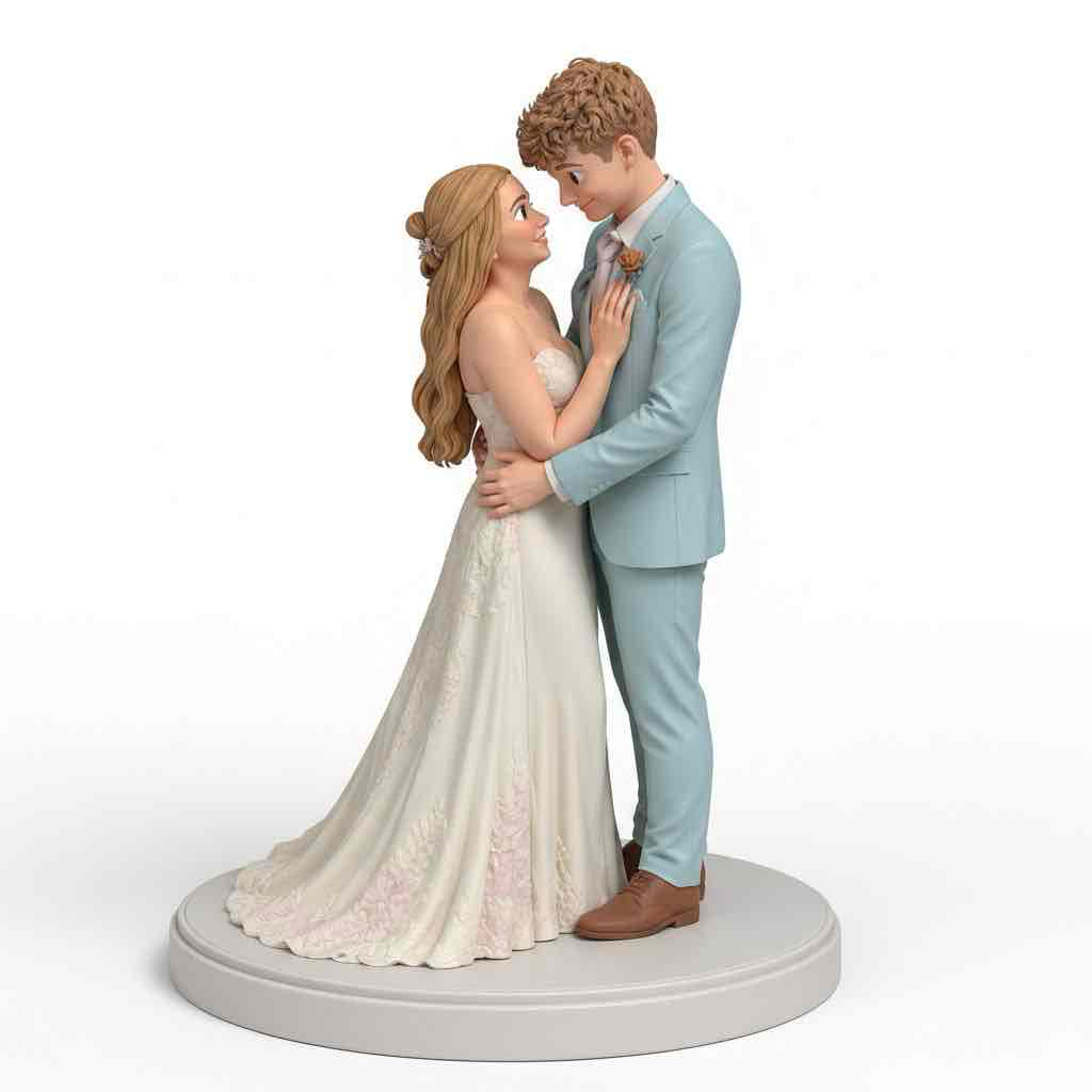 Bride and Groom Figurine free 3D printable STL