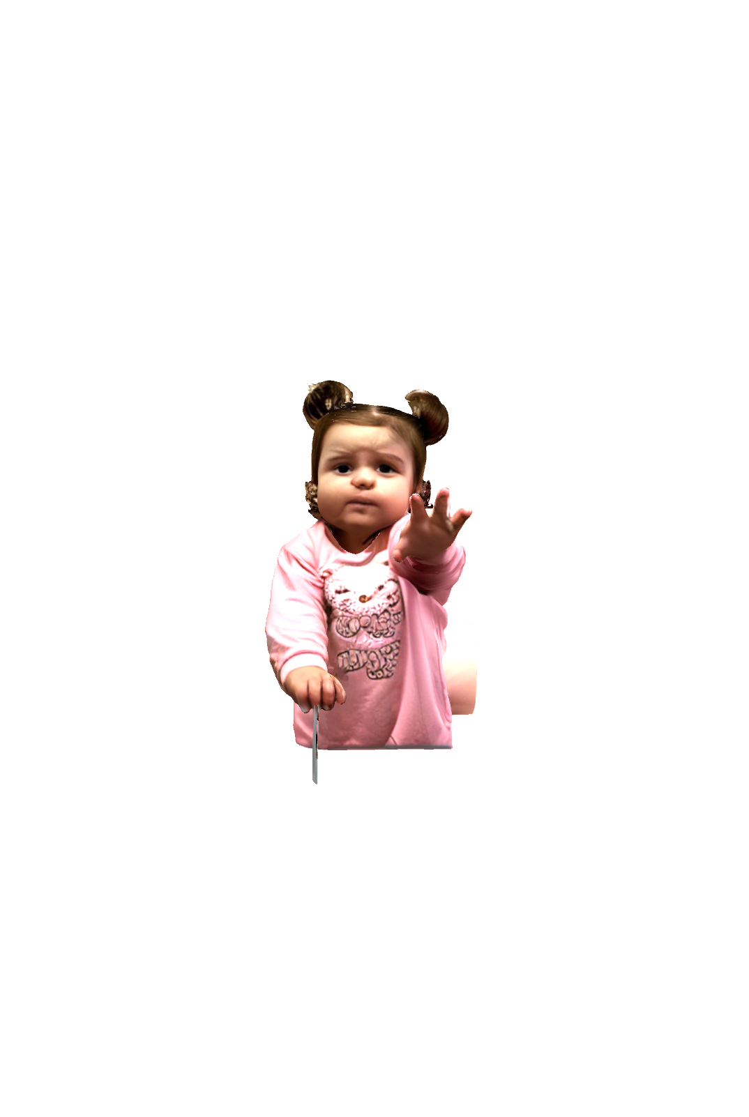 Toddler Girl Standing free 3D printable STL