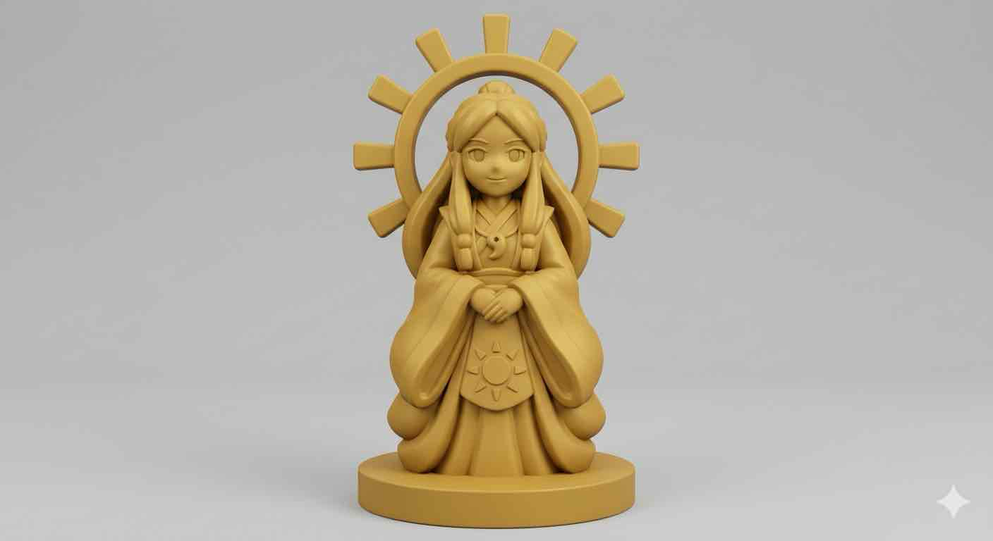 Goddess Statue Pose free 3D printable STL