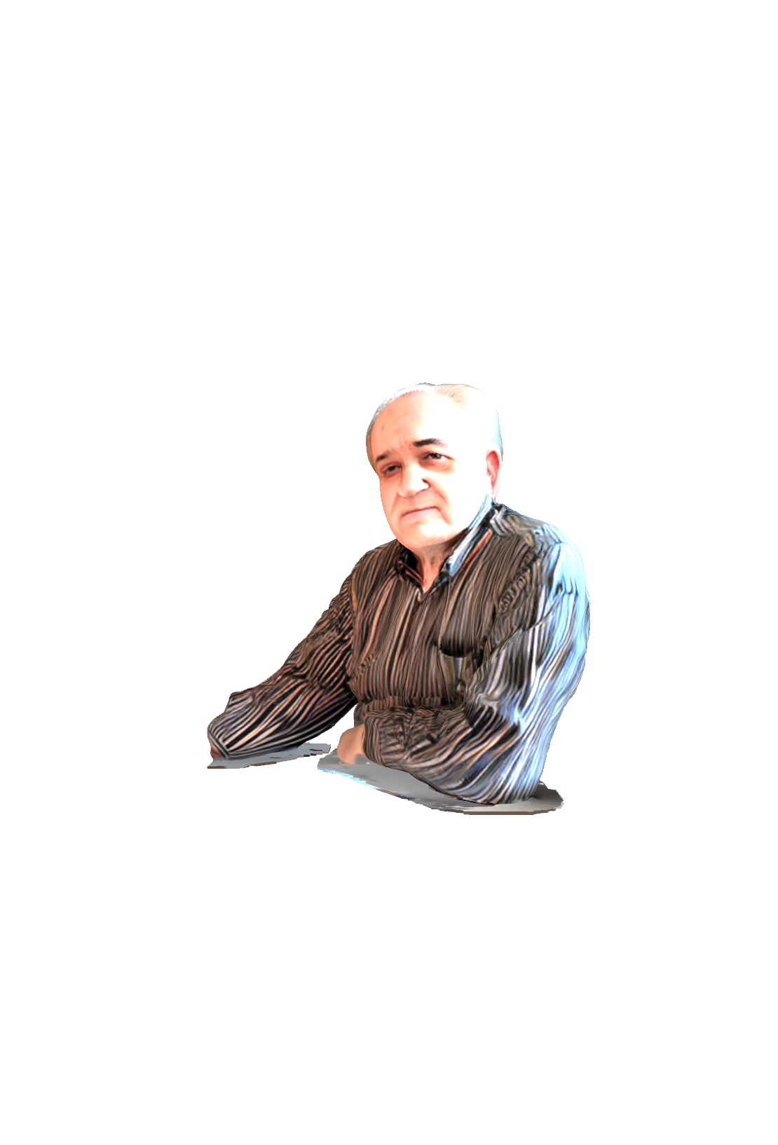 Elderly Man Portrait free 3D printable STL