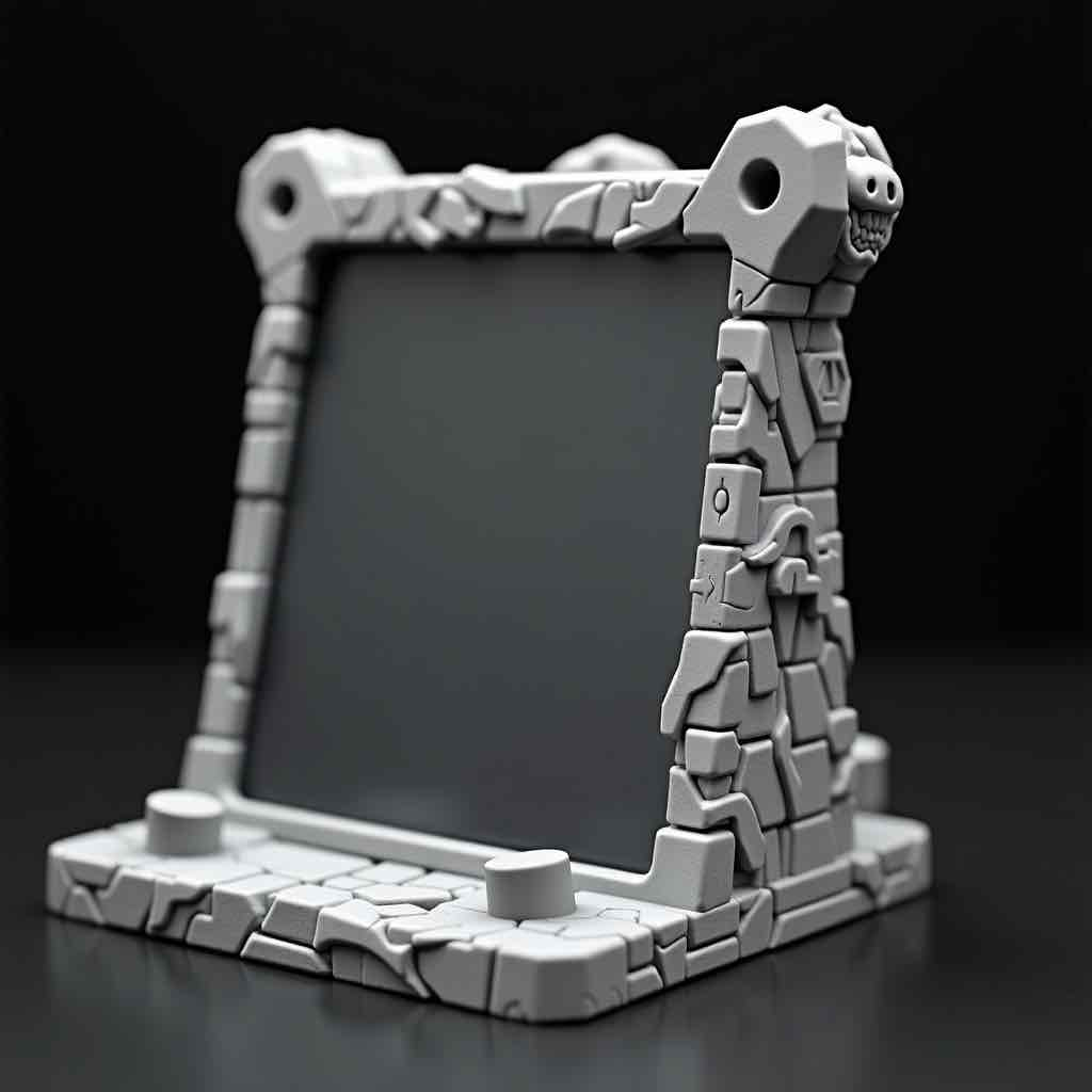 Dragon Stone Tablet Holder free 3D printable STL