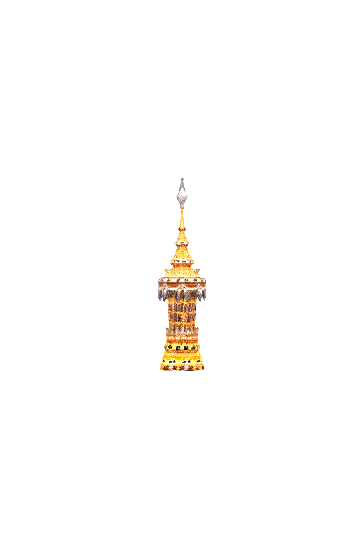 Royal Thai Chedi Model free 3D printable STL