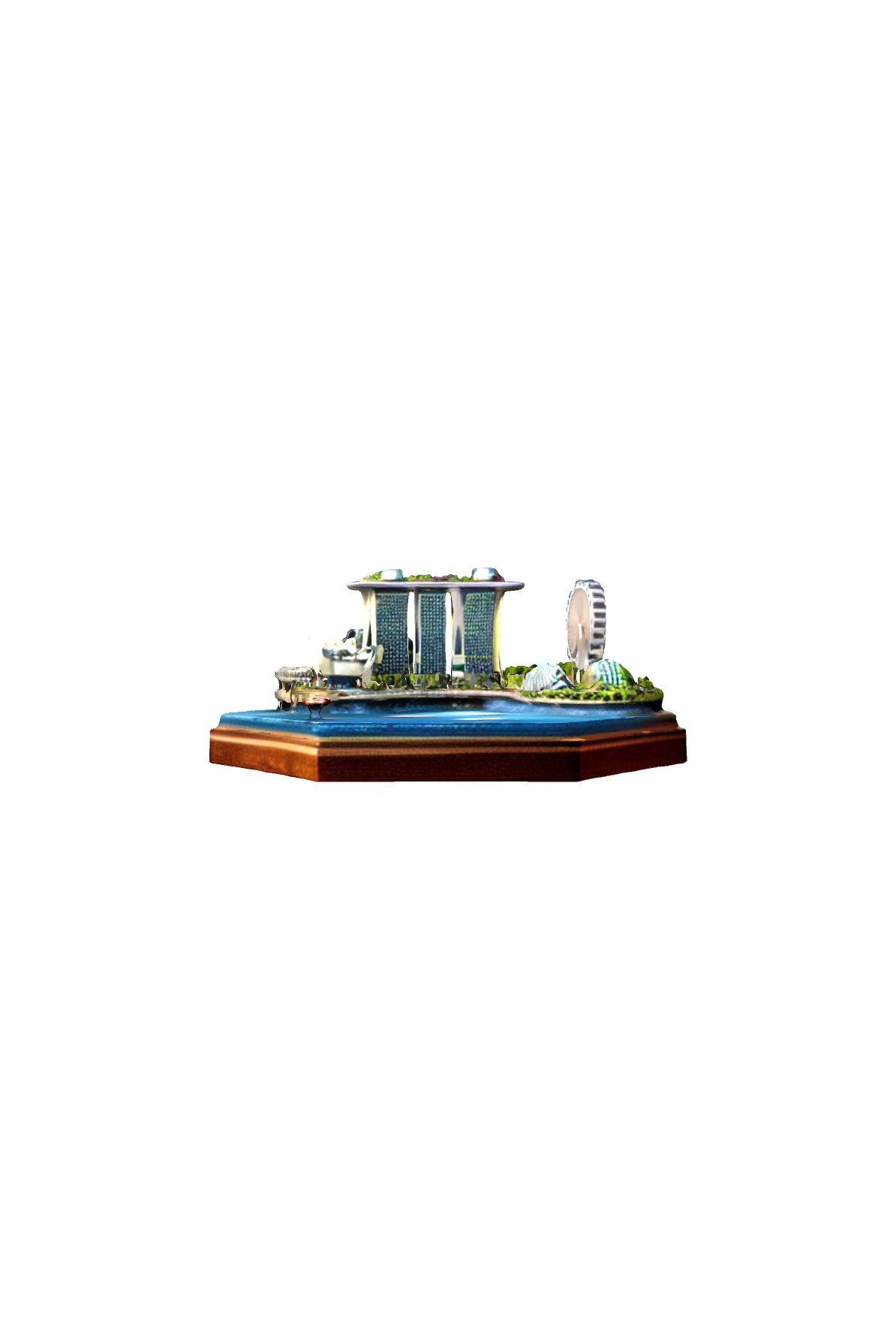 Singapore Miniature Model free 3D printable STL