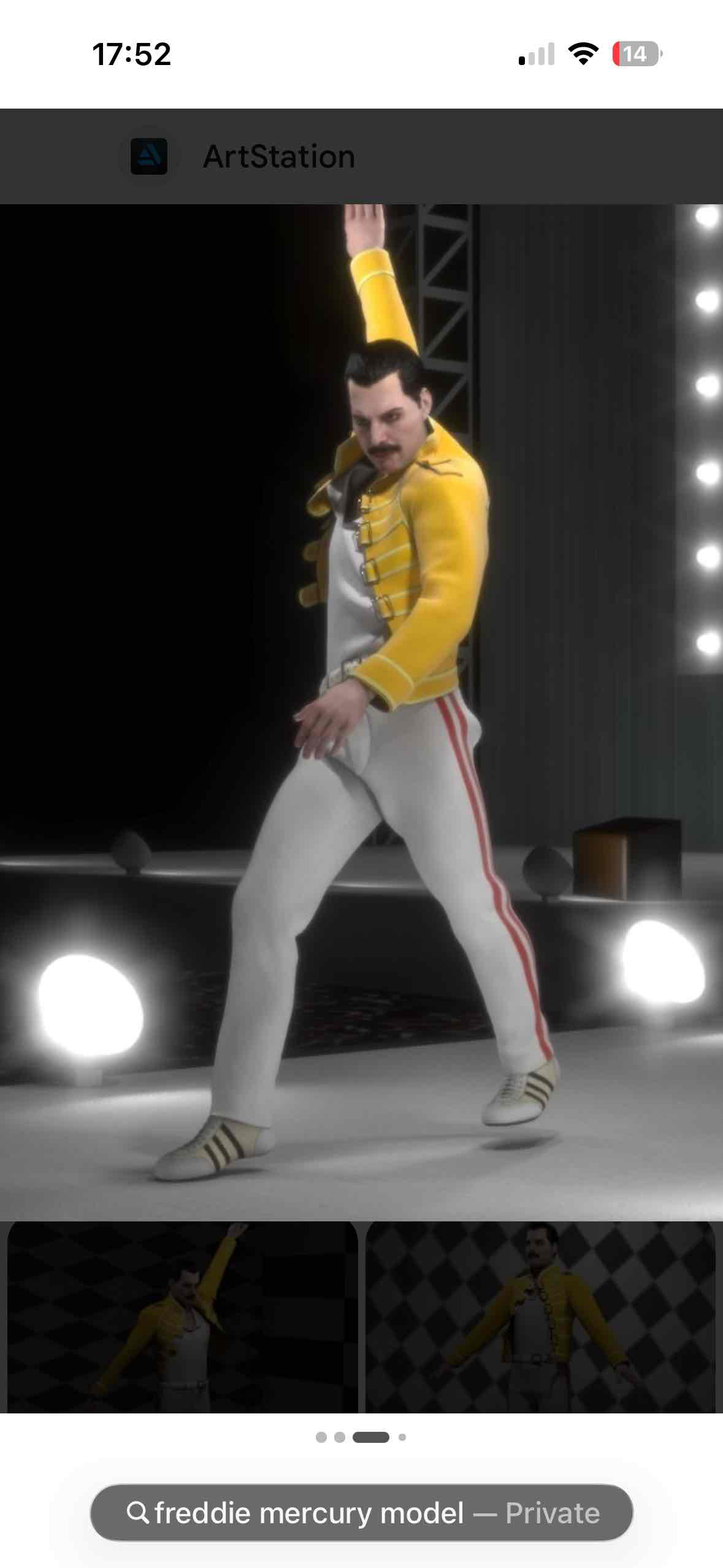 Freddie Mercury Staging free 3D printable STL
